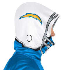 Los Angeles Chargers Pro Player Helmet Full-Zip Hooded Track Jacket - Powder Blue/White on sale