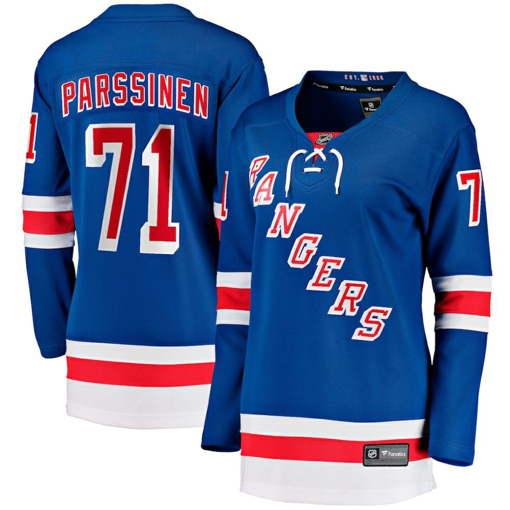 Juuso Parssinen New York Rangers Fanatics Women's Home Breakaway Player Jersey - Blue Jerseys