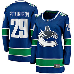 Marcus Pettersson Vancouver Canucks Fanatics Women's Home Breakaway Player Jersey - Blue Jerseys