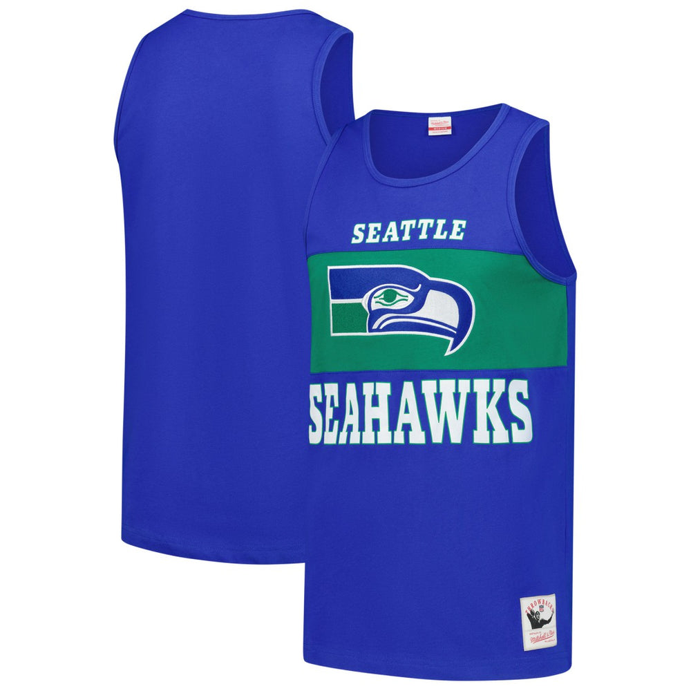Seattle Seahawks Retro Colorblock Tank Top - Royal online