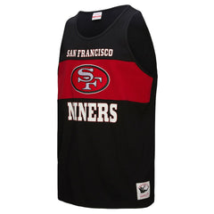 San Francisco 49ers Retro Colorblock Tank Top - Black outlet