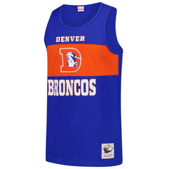 Denver Broncos Retro Colorblock Tank Top - Royal cheap