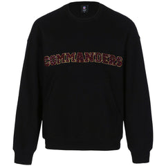 Washington Commanders Cuce Women's Chenille Jeweled Sweatshirt - Black on sale