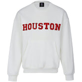Houston Texans Cuce Women's Chenille Jeweled Sweatshirt - White online