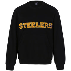Pittsburgh Steelers Cuce Women's Chenille Jeweled Sweatshirt - Black online