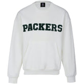 Green Bay Packers Cuce Women's Chenille Jeweled Sweatshirt - White online