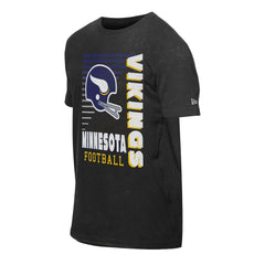 Minnesota Vikings New Era Retro Logo Enzyme Washed Oversized T-Shirt - Black online