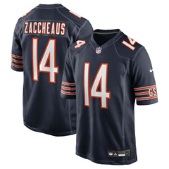 Olamide Zaccheaus Chicago Bears Team Game Jersey - Navy for sale