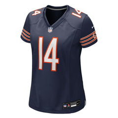 Olamide Zaccheaus Chicago Bears Women's Team Game Jersey - Navy outlet