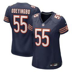 Dayo Odeyingbo Chicago Bears Women's Team Game Jersey - Navy for sale