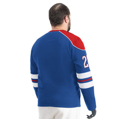 New York Giants G-III Sports by Carl Banks Adaptive Lord Stanley Crewneck Sweatshirt - Royal for sale