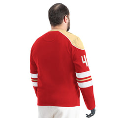 San Francisco 49ers G-III Sports by Carl Banks Adaptive Lord Stanley Crewneck Sweatshirt - Scarlet cheap