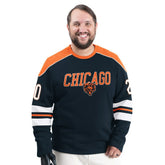 Chicago Bears G-III Sports by Carl Banks Adaptive Lord Stanley Crewneck Sweatshirt - Navy outlet