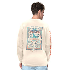 New Orleans Saints Margaritaville Five O'Clock Henley Long Sleeve T-Shirt - Cream outlet