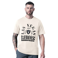 Las Vegas Raiders MSX by Michael Strahan Whiteout Vintage T-Shirt - White cheap