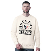 Houston Texans MSX by Michael Strahan Whiteout Tri-Blend Sweatshirt - White cheap