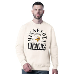Minnesota Vikings MSX by Michael Strahan Whiteout Tri-Blend Sweatshirt - White on sale