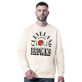 Cleveland Browns MSX by Michael Strahan Whiteout Tri-Blend Sweatshirt - White online