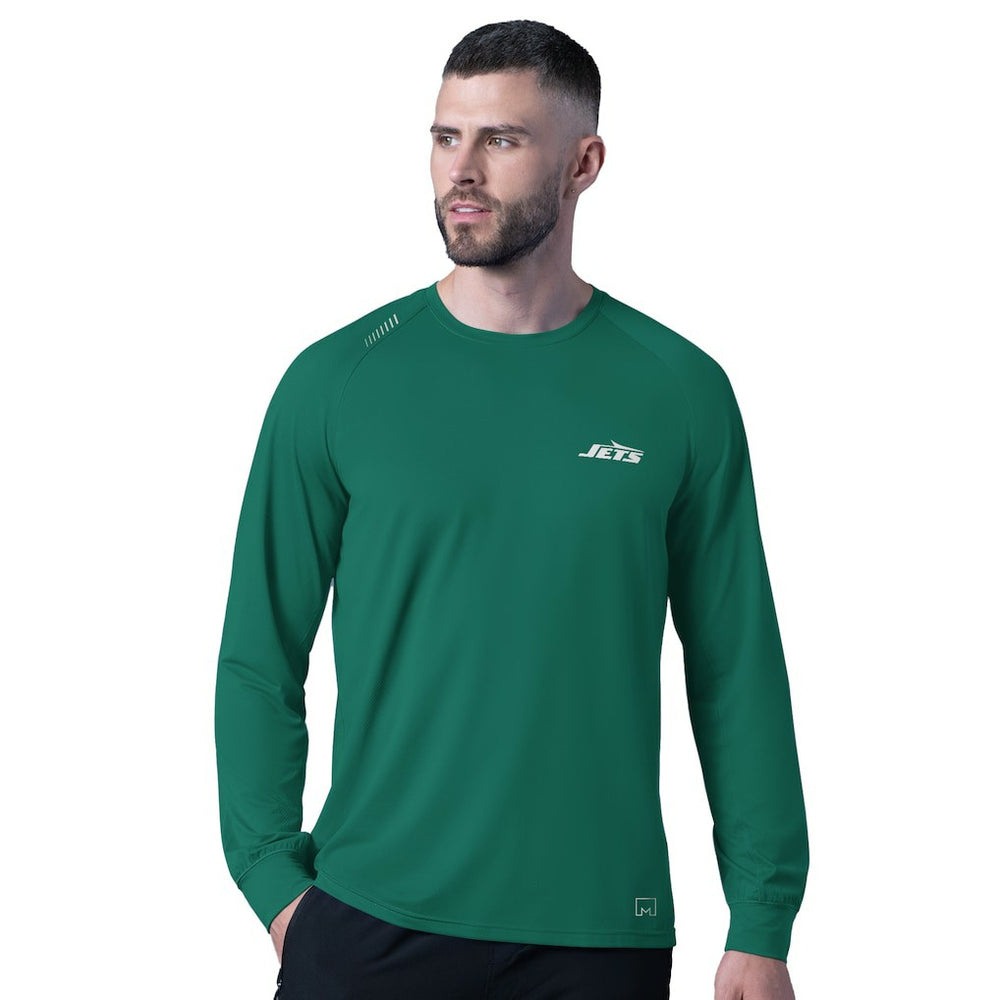 New York Jets MSX by Michael Strahan Forward Long-Sleeve T-Shirt - Green cheap