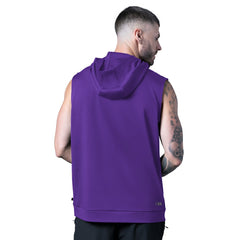 Minnesota Vikings MSX by Michael Strahan Tri-Blend Rebound Sleeveless Hoodie - Purple sale