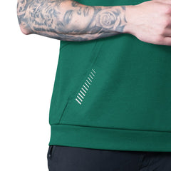 New York Jets MSX by Michael Strahan Tri-Blend Rebound Sleeveless Hoodie - Green sale