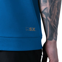 Detroit Lions MSX by Michael Strahan Tri-Blend Rebound Sleeveless Hoodie - Blue discount