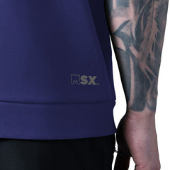 Baltimore Ravens MSX by Michael Strahan Tri-Blend Rebound Sleeveless Hoodie - Purple for sale