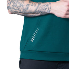 Philadelphia Eagles MSX by Michael Strahan Tri-Blend Rebound Sleeveless Hoodie - Green on sale