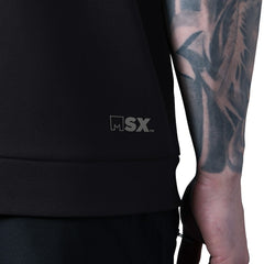 Cincinnati Bengals MSX by Michael Strahan Tri-Blend Rebound Sleeveless Hoodie - Black sale