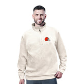 Cleveland Browns MSX by Michael Strahan Cross Training Half-Zip Pullover - White on sale