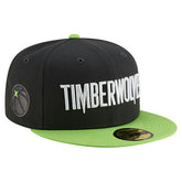 Minnesota Timberwolves Statement Edition Jersey Hook 59Fifty Fitted Hat - Charcoal discount