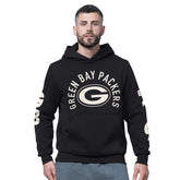 Green Bay Packers Starter Handoff Fleece Hoodie Sweatshirt - Black outlet
