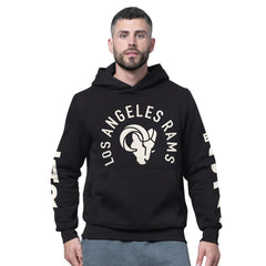 Los Angeles Rams Starter Handoff Fleece Hoodie Sweatshirt - Black for sale