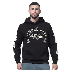 Baltimore Ravens Starter Handoff Fleece Hoodie Sweatshirt - Black for sale