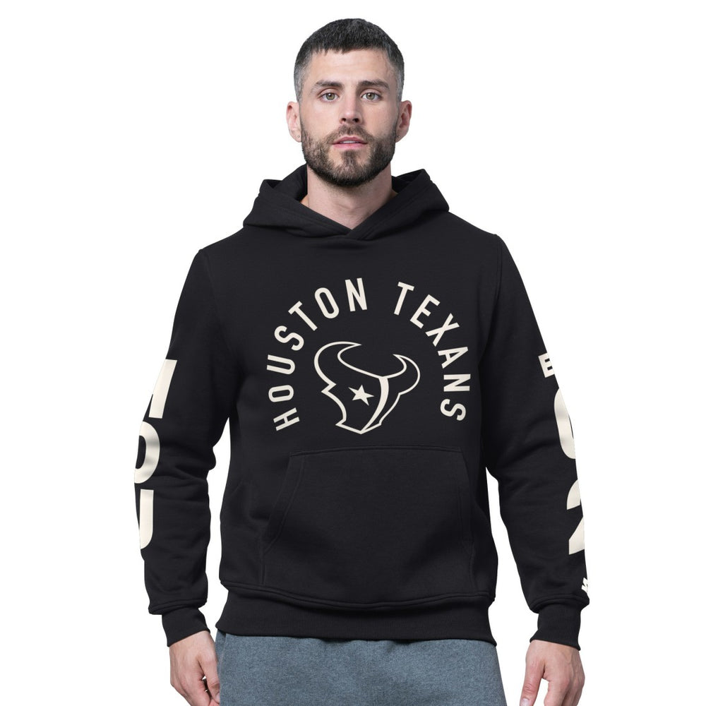 Houston Texans Starter Handoff Fleece Hoodie Sweatshirt - Black on sale