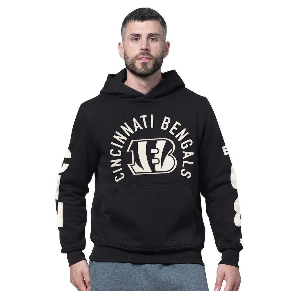Cincinnati Bengals Starter Handoff Fleece Hoodie Sweatshirt - Black for sale