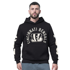 Cincinnati Bengals Starter Handoff Fleece Hoodie Sweatshirt - Black for sale