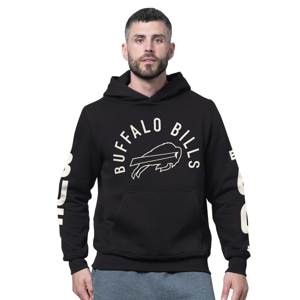 Buffalo Bills Starter Handoff Fleece Hoodie Sweatshirt - Black cheap