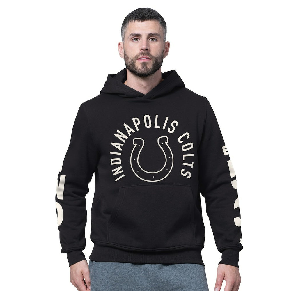Indianapolis Colts Starter Handoff Fleece Hoodie Sweatshirt - Black for sale