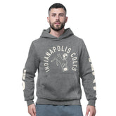 Indianapolis Colts Starter Handoff Vintage Logo Fleece Hoodie Sweatshirt - Charcoal discount