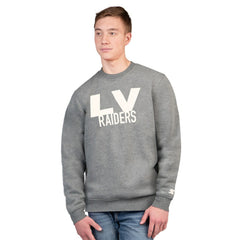Las Vegas Raiders Starter Assist Sweatshirt - Charcoal sale