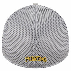 Pittsburgh Pirates Visor Paint Splatter 39THIRTY Flex Hat Gray