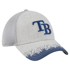 Tampa Bay Rays Visor Paint Splatter 39THIRTY Flex Hat Gray
