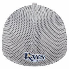 Tampa Bay Rays Visor Paint Splatter 39THIRTY Flex Hat Gray