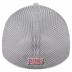Cincinnati Reds Visor Paint Splatter 39THIRTY Flex Hat Gray