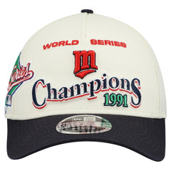 Minnesota Twins World Series 9FORTY M-Crown Adjustable Hat Cream/Navy