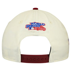 Philadelphia Phillies World Series 9FORTY M-Crown A-Frame Adjustable Hat Cream/Red
