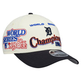 Detroit Tigers World Series 9FORTY M-Crown Adjustable Hat Cream/Navy
