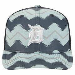 Detroit Tigers Aztec Denim 9SEVENTY Adjustable Hat Denim/Navy