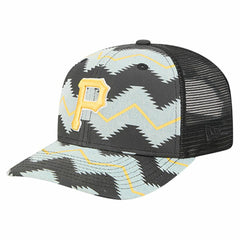 Pittsburgh Pirates Aztec Denim 9SEVENTY Adjustable Hat Denim/Black
